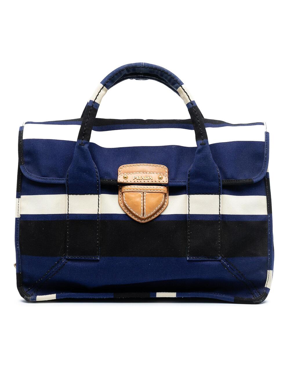 Prada Canvas Canapa Pattina Satchel #289953P42B